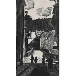 Φ Guy Malet (1900-1973) Dinan Wood engraving 19.2 x 11.5cm (image) Provenance: Abbott and Holder,