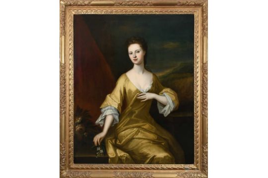 CIRCLE OF CHARLES JERVAS (1675-1739) Portrait of a lady, traditionally identified as Lady Helen - Image 3 of 5