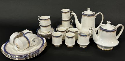 Paragon Sandringham pattern tea/coffee service including coffee pot, teapot, tea cups, coffee