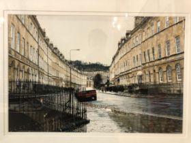 Irene Marsh (contemporary) - 'Henrietta Street, Bath' (2001), watercolour on paper, signed and dated