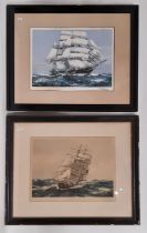 Jack Spurling (British, 1871-1933) - two signed prints, one titled 'Thermopylae' the other 'Cutty