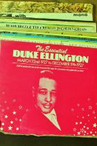 20 mixed LPs, mostly jazz & folk, to include Duke Ellington, Steeleye Span, Clannad, The Beatles,