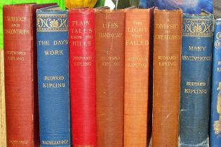 Extensive collection of works by Rudyard Kipling published by MacMillan/Methuen