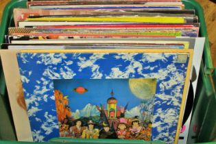 Extensive collection (2 boxes) of mixed genre LPs to include The Rolling Stones, Sting,