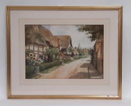 A H Livens (1862-1936) - 'Rural England' (1925), watercolour on paper, signed and dated