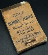 Bobby jones golfing flick book number 11b brassie and iron