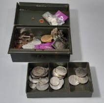 1921 & 1923 US dollars, pair silver 3d pieces mounted as ear-rings, various crowns and other English