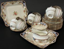 Royal Doulton Maytime pattern tea wares and Kenmare tea service for 12 with floral pattern