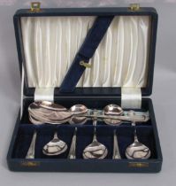 Extensive collection of silver flatware, some boxed, including christening, cake forks, fruit