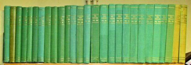 Sea Breezes, The Magazine of Ships and the Sea - volumes 2-69 bound, together with unbound volumes