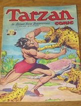 Tarzan adventure comics - approx 300 - from circa 1953 vol 2 number 7 to 1959 vol 9 number 1 -