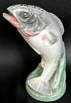 A Royal Doulton porcelain figure of a leaping salmon