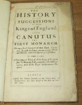 Antiquarian books to include Taylor's Life & Death of the Holy Jesus (1703) and The History of the