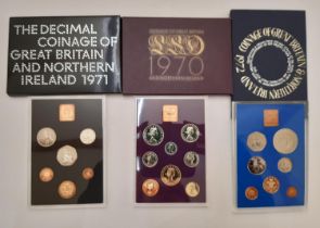 Eleven Proof sets - Royal Mint Issue, 1970 x 4, 1971 x 4, 1972 x 3