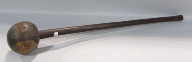 A South African knobkerrie, 70cm long.
