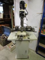A good quality metal working pillar drill with quarter horse power single phase motor – 1977 with