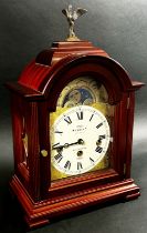 A good quality reproduction bracket clock in the Georgian style by Sewills (Liverpool) the broken