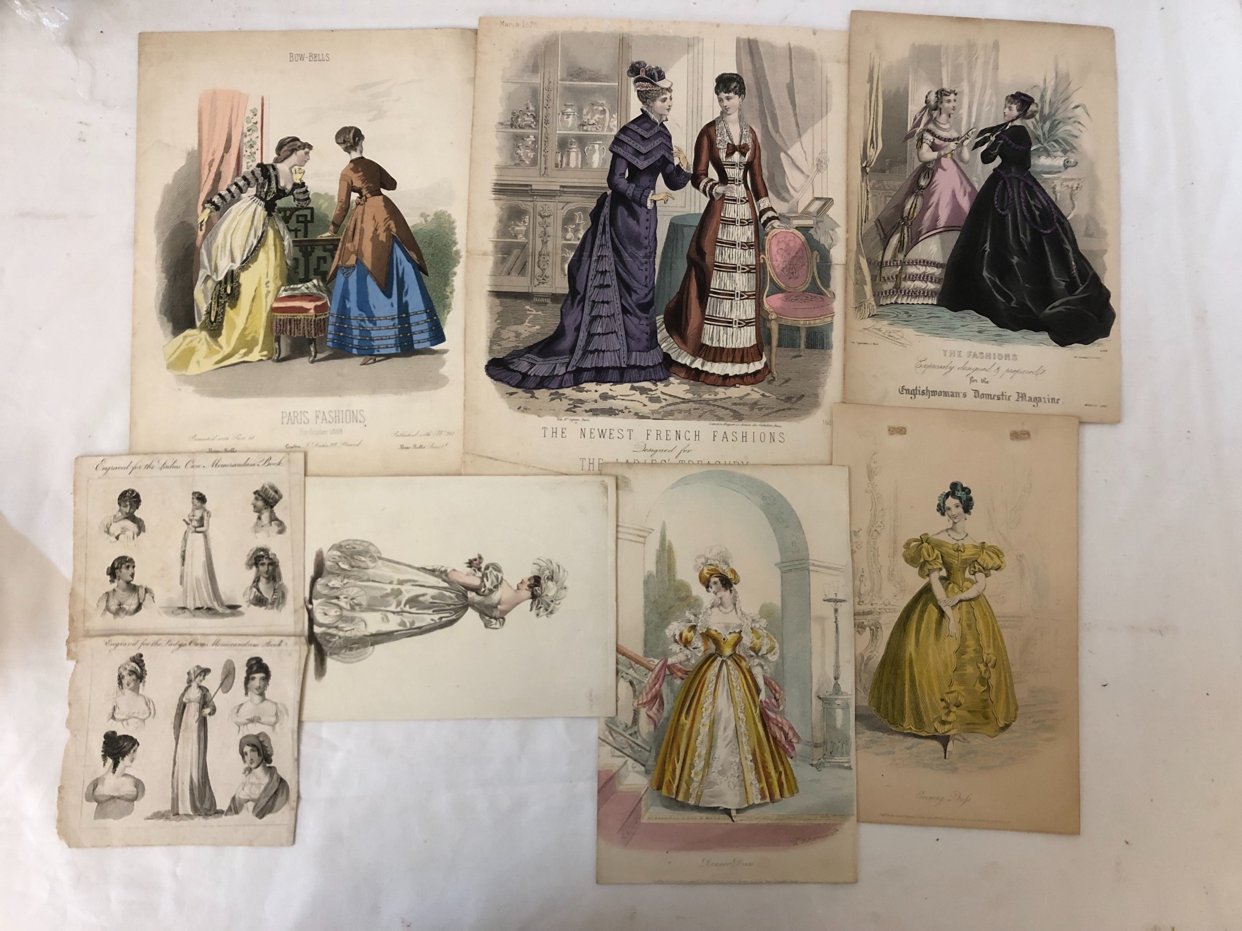 A collection of 19th-20th century prints, to include: George III and Victorian fashion illustrations - Image 6 of 7