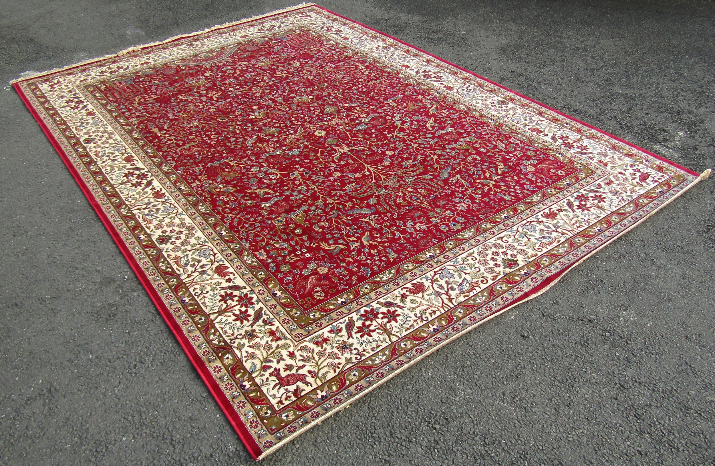 A Kashmir carpet with tree of life pattern, 330cm x 240cm - Image 2 of 3
