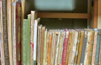 A large collection (36) of antiquated children's illustrated books to include many Beatrix Potter