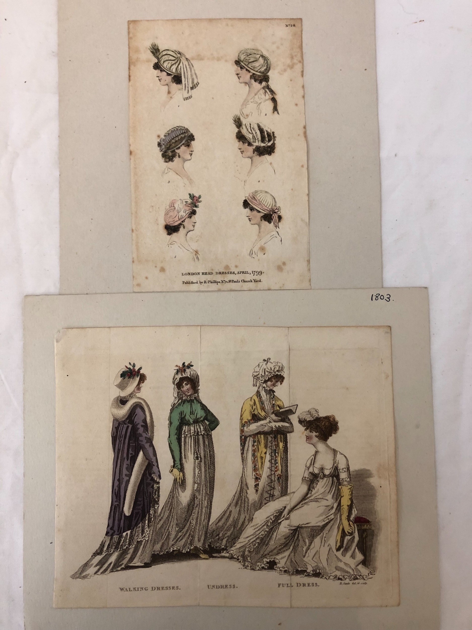 A collection of 19th-20th century prints, to include: George III and Victorian fashion illustrations - Image 7 of 7
