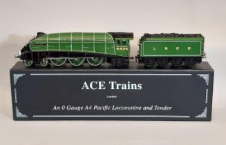 0 gauge electric 4-6-2 'Osprey' 4494 locomotive and 8 wheel tender in LNER green by Ace Trains in