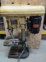 A Fobco Star pillar drill fitted with the cub electric motor