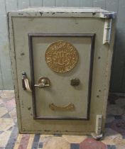 A large Phillips & Sons, Bristol fire resisting safe enclosed by a single door with brass fittings