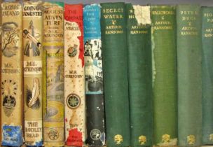 A large collection of Arthur Ransome (11) and M E Atkinson (4) novels (15 total) The Big Six, Missee