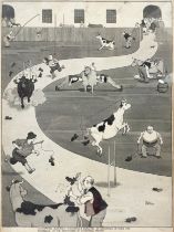 William Heath Robinson (British, 1872-1944) - 'Cultivating Buoyancy, Toughness & Qualities of