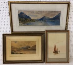 Three 19th century watercolours by different artists, to include: Augustus Osborne Lamplough (