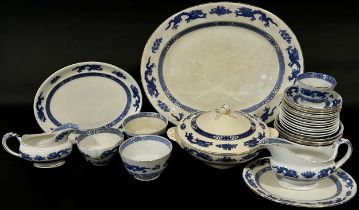 A large quantity Cauldon and Booths ceramics to include blue dragon pattern tableware comprising