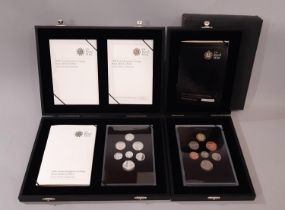 2008 Royal Shield of Arms Silver Proof Collection £1 - 1 penny (7 coins) Royal Mint 10,000 sets,