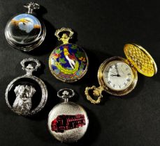 A collection of approximately 50 modern individually cased fob / pocket watches.