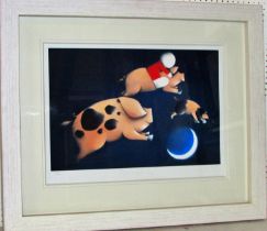 Doug Hyde (b.1972) - 'Pigs Might Fly', signed limited edition giclee print, signed, titled and