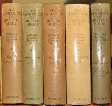 Witherby's The Handbook of British Birds (5 volumes) (1938) in original dust jackets, illustrated