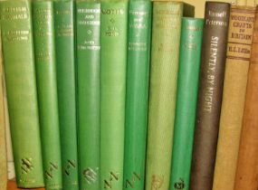 A small library of natural history books to include The New Naturalist series on moths, mammals,