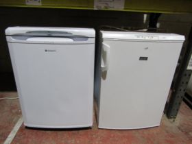 A Hotpoint Future deep freeze and a further Zanussi freezer in almost unused condition