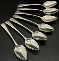 A set of 8 silver teaspoons, London 1809, maker Peter & William Bateman, 4 ozs approximately