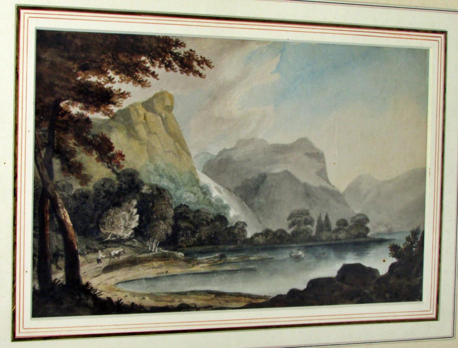 Four 19th century British school watercolours by different artist's to include: Arthur Tucker R.B.A. - Image 3 of 6