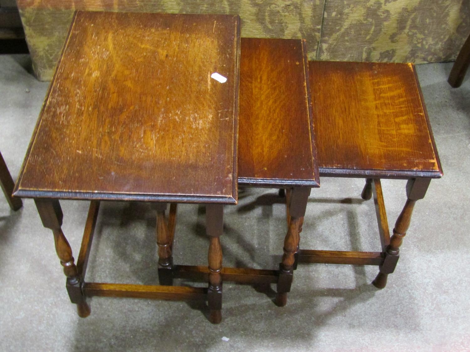 A Georgian mahogany washstand on square cut supports united by a shaped X framed stretcher, 79cm - Image 4 of 6