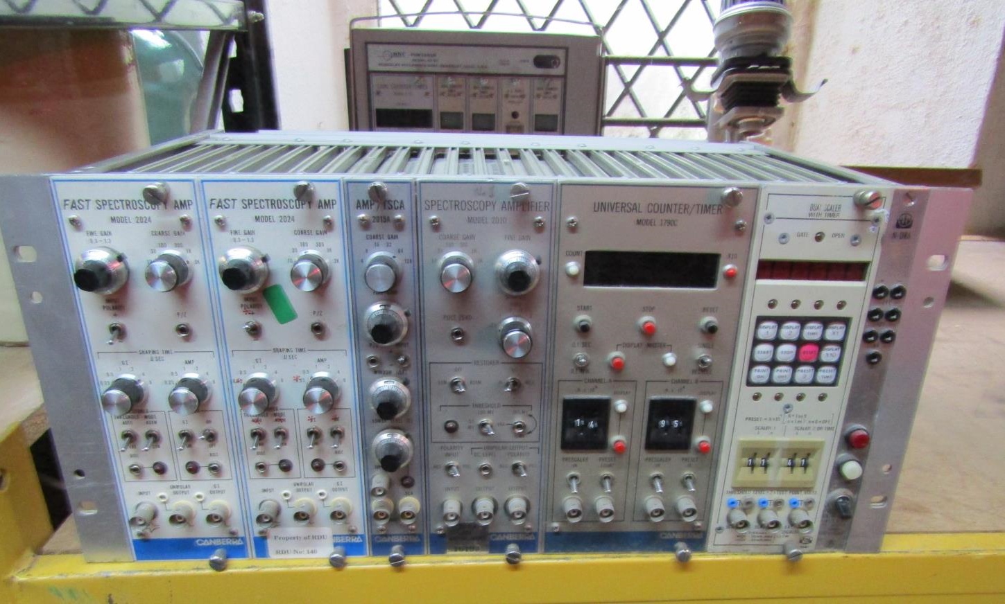 A Berkeley Nucleronics Corp (BNC) Portanim model AP-2H unit and another Canberra assembly (2)
