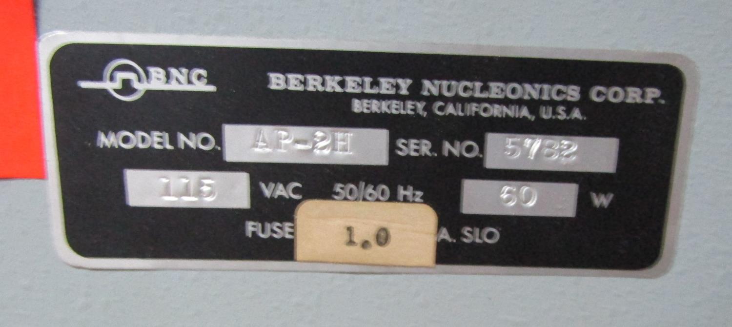 A Berkeley Nucleronics Corp (BNC) Portanim model AP-2H unit and another Canberra assembly (2) - Image 6 of 7