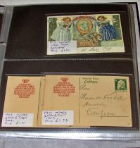 A mixed world postal history collection in two binders including useful German States and GB mint