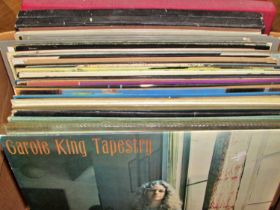 Collection of LPs to include classical & easy listening (47) featuring Carole King, Joan Baez,