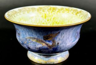 A Wedgwood lustre dragon bowl designed by Daisy Makeig Jones, Z4829, 11cm diameter