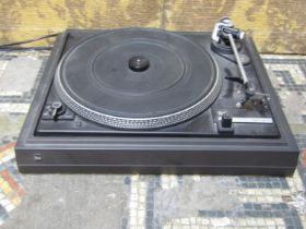 A late 20th century Dual 505 Belt Turntable with laser control 33 & 45 rpm.