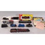 H0 and 00 gauge railway locomotives comprising boxed Fleischmann diesel 181-2 of the DB 4230 with