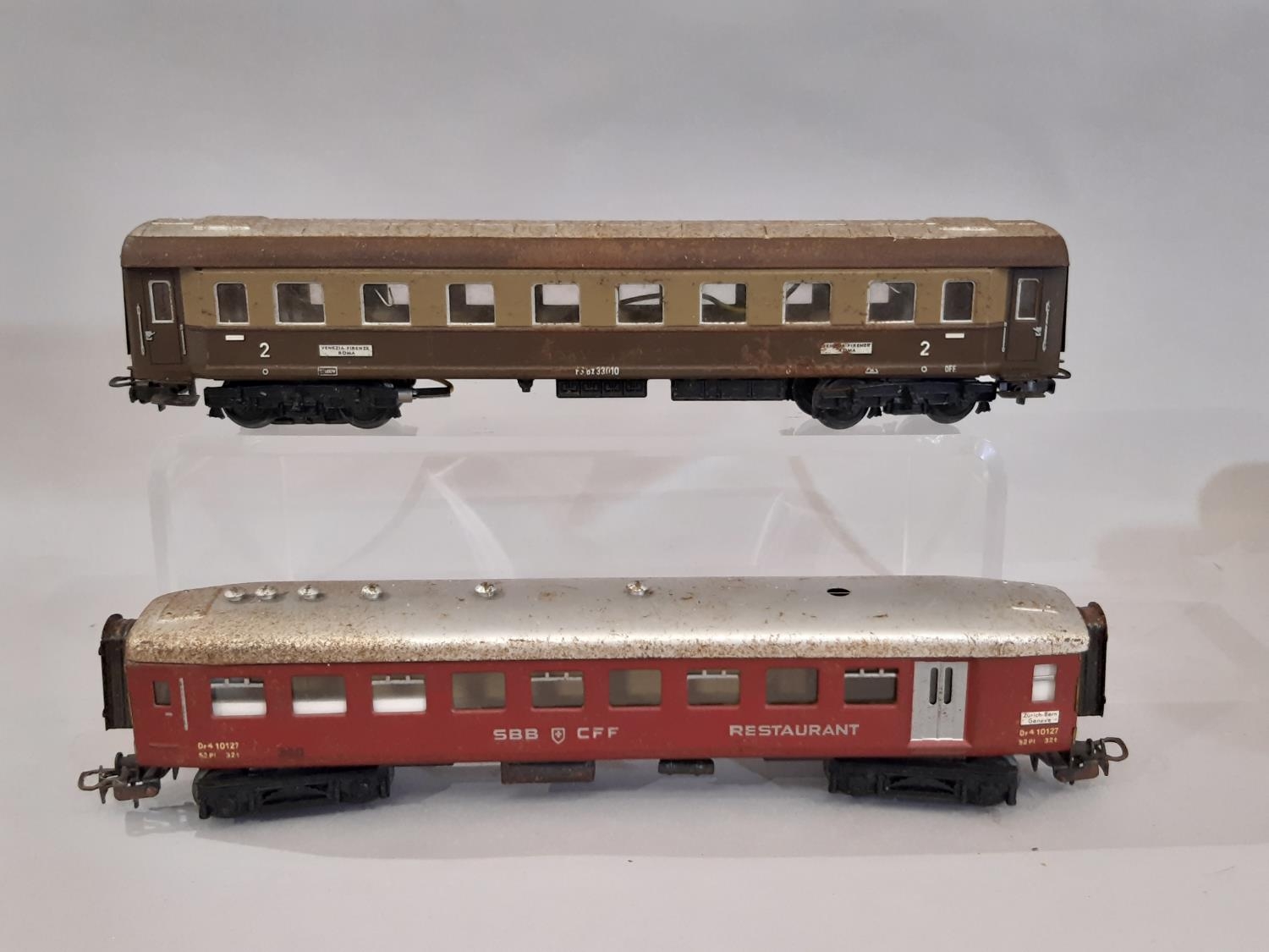 Continental HO gauge locomotive, coaching stock and wagons by Fleischmann and Marklin comprising the - Image 4 of 7