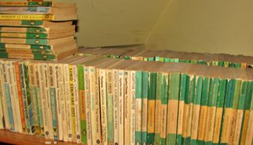 A large Penguin library of 100+ novels by Agatha Christie & other crime writers